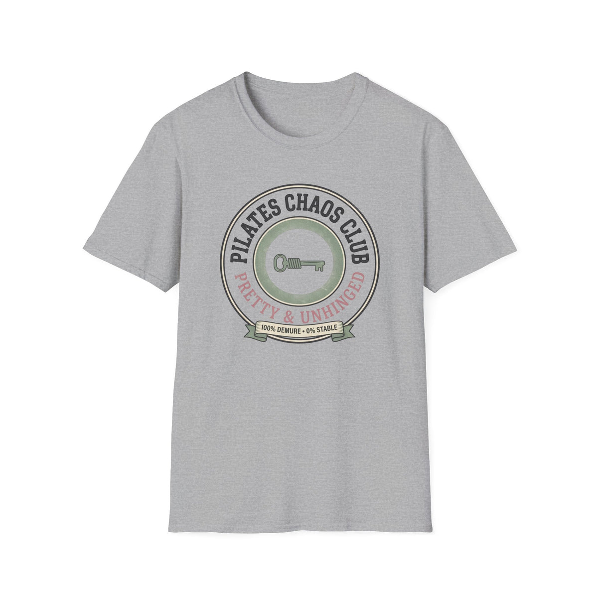 Pilates Chaos Club – Pretty & Unhinged T-Shirt