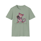 Emotionally Attached to My Racket – Funny Padel Possum T-Shirt