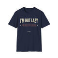 I’m Not Lazy, I’m Recovering – Vintage Typography Rest Day T-Shirt
