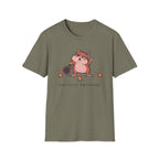 Small Court. Big Feelings. – Funny Padel Hamster T-Shirt