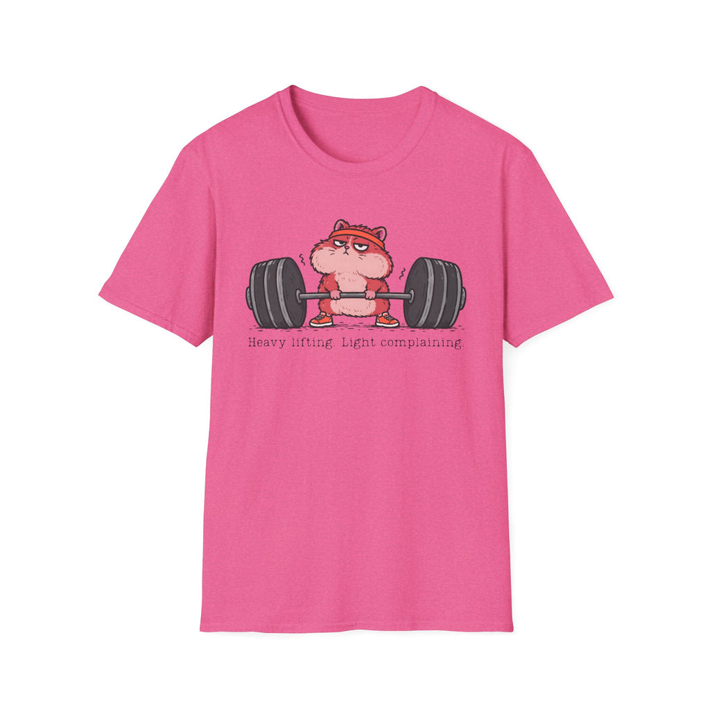 Heavy Lifting. Light Complaining. – Funny Gym Hamster T-Shirt
