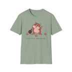 Small Court. Big Feelings. – Funny Padel Hamster T-Shirt