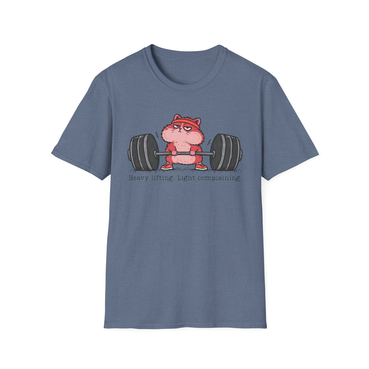 Heavy Lifting. Light Complaining. – Funny Gym Hamster T-Shirt