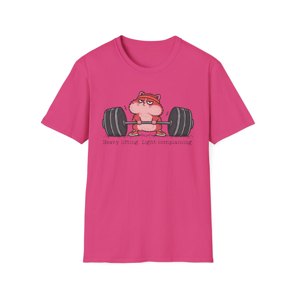 Heavy Lifting. Light Complaining. – Funny Gym Hamster T-Shirt