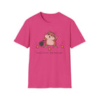 Small Court. Big Feelings. – Funny Padel Hamster T-Shirt