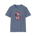 Emotionally Attached to My Racket – Funny Padel Possum T-Shirt
