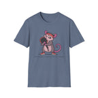 Emotionally Attached to My Racket – Funny Padel Possum T-Shirt