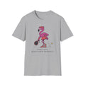 Great Outfit. Questionable Backhand. – Funny Padel Flamingo T-Shirt