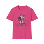 Emotionally Attached to My Racket – Funny Padel Possum T-Shirt