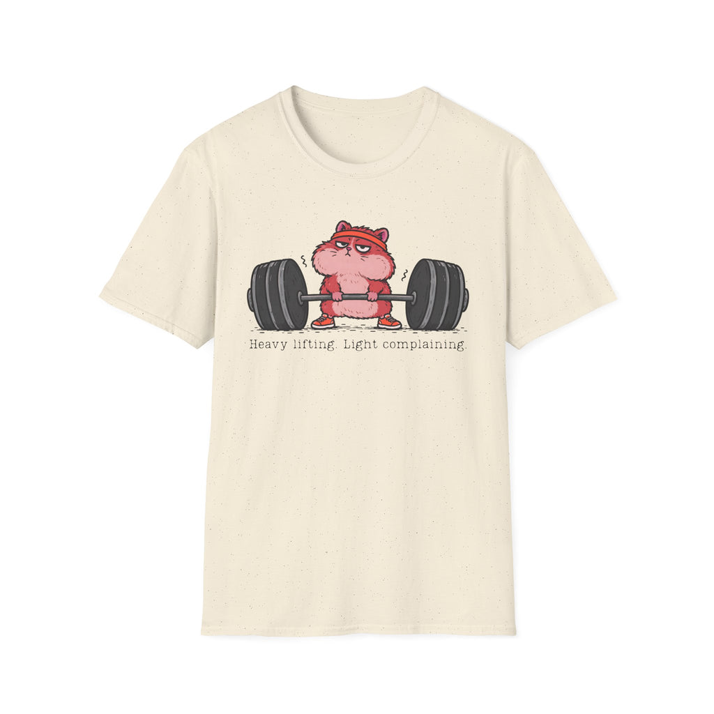 Heavy Lifting. Light Complaining. – Funny Gym Hamster T-Shirt