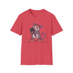Emotionally Attached to My Racket – Funny Padel Possum T-Shirt
